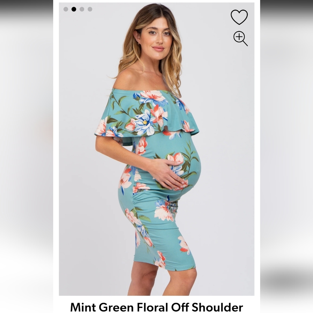 Pink Blush maternity size L dress